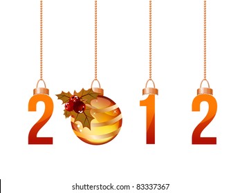 2012 feito de enforcamento decorações de Natal
