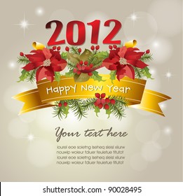 2012 New year celebration background