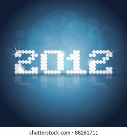 2012 theme on dark background