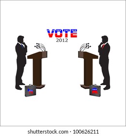 2012 Vote Debate Republican/Democrat