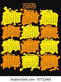 2012 year calendar