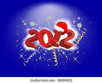 2012 year holiday illustration