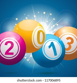 2013 bingo ball background