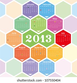 2013 calendar