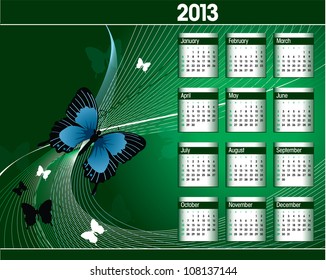 2013 Calendar.