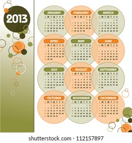 2013 Calendar.