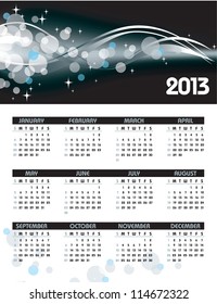 2013 Calendar.