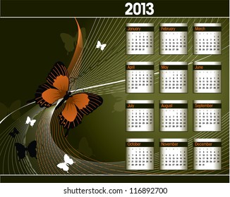 2013 Calendar.