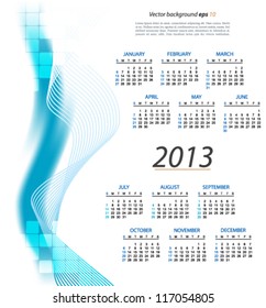  Calendario de 2013
