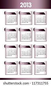 2013 Calendar.