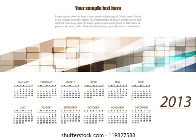 2013 calendar