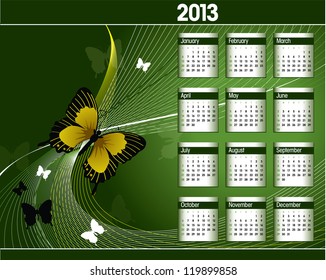 2013 Calendar.