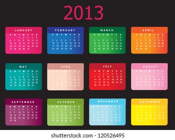 2013 calendar