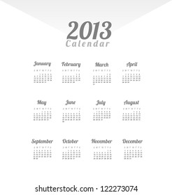 2013 Calendar