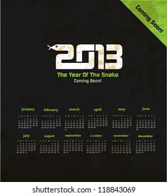 2013 calendar ( dark background ) 2