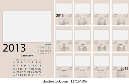 2013 Calendar set