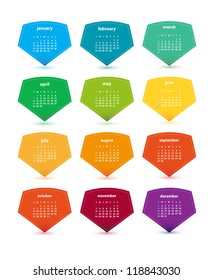 2013 calendar (white background)