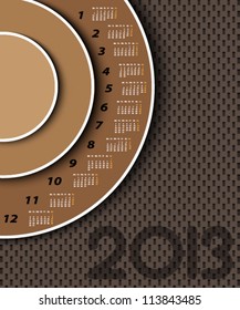 2013 circle calendar