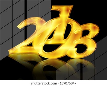 2013 gold emblem