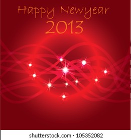 2013 Happy New Year background. Vector