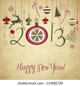 2013 Happy New Year background.