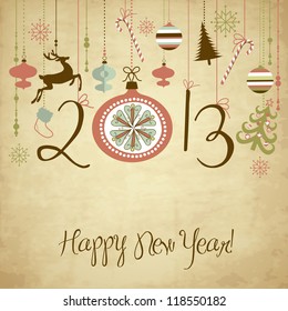 2013 Happy New Year background.