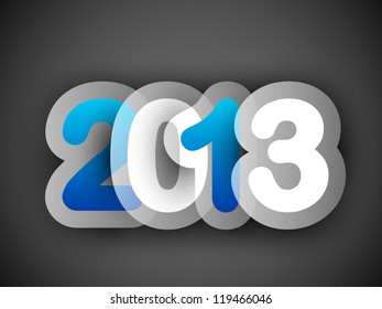 2013 Happy New Year. EPS 10.