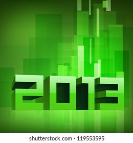 2013 Happy New Year. EPS 10.