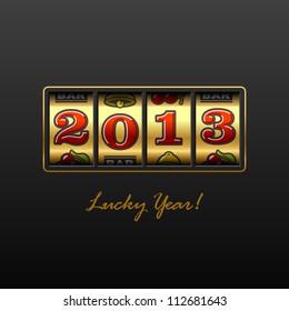 2013 - Lucky Year! Vector.