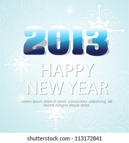2013 new year background
