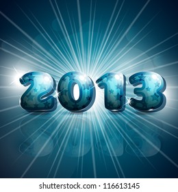 2013 new year festive background