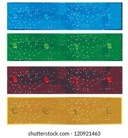 2013 new year icons for 3 color