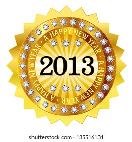 2013 New Year medal frame