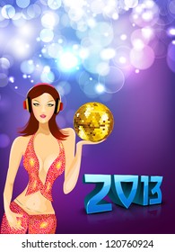 2013 New Year Party Background. EPS 10.