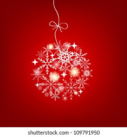 2013 New Year postcard. Vector illustration