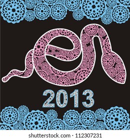  2013 new year snake