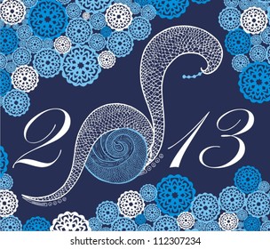  2013 new year snake