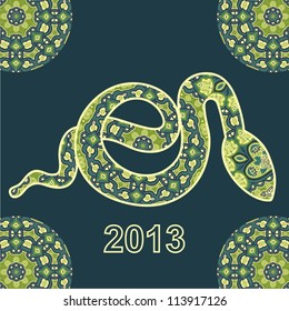 2013 new year snake