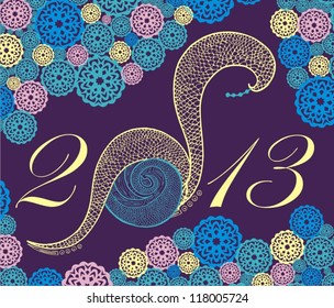 2013 new year snake