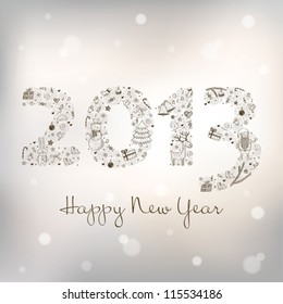 2013 New Year's greeting card