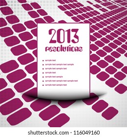 2013 resolution list background