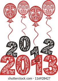 2013 vector illustration