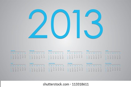 2013 year calendar
