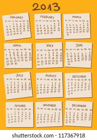 Jahreskalender 2013