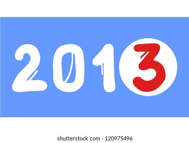 2013 year sticker