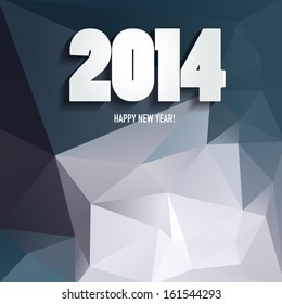 2014 3d number vector conceptual original happy new year 2014 design template 2014 3d number color laughing coloration classic white vacation star nighttime seasonal season abstract holiday scene carn