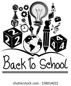 2014 Back to school education design concept