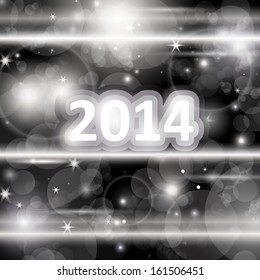 2014 Background - Vector Illustration, Graphic Design Useful For Your Design