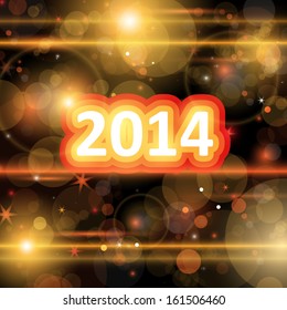 2014 Background - Vector Illustration, Graphic Design Useful For Your Design