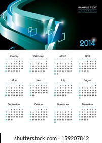 2014 Calendar.